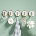 thumbnail image 1 of Deals of The Day Clearance! No Punch Green Dormitory Hooks, Wall-Mounted Jewelry Hangers, Bathroom Clothes Hooks, Multi-Purpose Storage Racks for Bathroom and Kitchen, 1 of 6