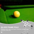 thumbnail image 4 of Support de Queue de Billard pour Rangement en Métal Argenté en Forme de Croix avec Meilleure Stabilité, 4 of 8