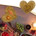 thumbnail image 1 of Valentine's Day Heart Shaped Bamboo Serving Board Set Decorative Tray for Cheese Meat and Vegetables Kitchen Cutting Platter 3PCS, 1 of 6