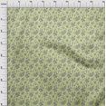 thumbnail image 4 of oneOone Velvet Lime Green Fabric Floral Craft Projects Decor Fabric Printed By The Yard 58 Inch Wide, 4 of 4