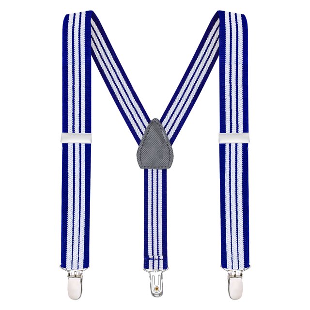 Buyless Fashion Adjustable Suspenders for Kids Toddlers Baby Elastic Solid Color 1 Inch - Y Back Design