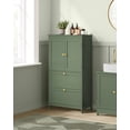 thumbnail image 4 of Armoire de Rangement au Sol, Unité de Rangement, Armoire Autoportante avec 2 Tiroirs et 2 Portes, Tablette Ajustable, 11,8 x 23,6 x 43,3 Pouces, Vert Forêt, 4 of 7