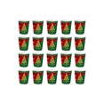 thumbnail image 2 of RRJ Christmas Party Tableware Set Disposable Plates Cups Napkins, 20-Piece Holiday Dinnerware Kit, 7-Inch 9-Inch Paper Plates For Festive Gatherings, Red Green Gold Themed Disposable Tableware, 2 of 6