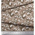 thumbnail image 4 of Soimoi Cotton Poplin Fabric Waves Shirting Print Fabric by Yard 56 Inch Wide, 4 of 5