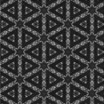 thumbnail image 1 of Ahgly Company Tapis d'Intérieur Lavables en Machine, Carrés de Nuit, Noir, 6' Carré, 1 of 7