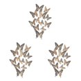 thumbnail image 1 of relayinert Decorative Butterflies Wall Stickers - Beautiful Addition To Home Multiple LK12 Champagne 3Set, 1 of 6