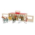 thumbnail image 4 of Melissa & Doug Take-Along Show-Horse Stable Play Set With Wooden Stable Box and 8 Toy Horses, 4 of 6