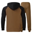 thumbnail image 4 of QIPOPIQ Men's Track Suits 2 Piece Set Active Jogging Suits Long Sleeve Sweatsuits Casual Outfits Clearance, 4 of 4
