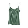 thumbnail image 4 of AherBiu Womens Tank Tops Loose Solid Color Basic Camisole Soft Comfy Summer Spaghetti Straps Pajams Homewear, 4 of 6