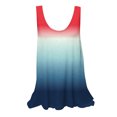 thumbnail image 1 of UPPADA Camisoles d'Été pour Femmes Col Rond Coupe Ample T-Shirts Décontractés Mode Sans Manches Vêtements de Plage Ourlet Fluide Chandails à Enfiler Hauts Plage Boho Vêtements Femmes Liquidation Vêtements Rouge,G, 1 of 5