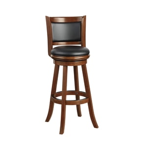 Boraam Augusta Extra Tall Swivel Bar Stool, 34-Inch, 1-Pack, Cherry