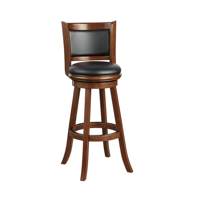 Boraam Augusta Tabouret de Bar Pivotant Extra Haut, 34 Pouces, Lot de 1, Cerisier