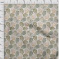 thumbnail image 4 of oneOone Velvet Olive Green Fabric Leaves Craft Projects Decor Fabric Printed By The Yard 58 Inch Wide, 4 of 5