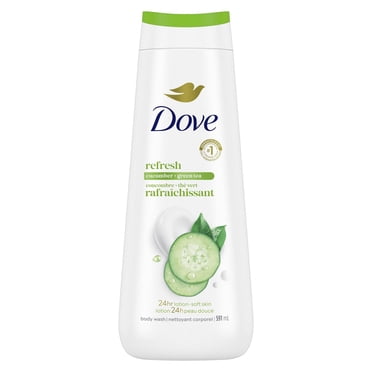 Dove Body Wash for 24H Lotion-Soft Skin Cucumber + Green Tea Refresh, 591 ml