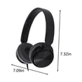 thumbnail image 3 of Casque avec Microphone Casque Filaire, Appel à Commande Filaire avec Caisson de Basses, Casque Universel pour Téléphone Mobile et Ordinateur Réduction de Bruit Intelligente, 3 of 9