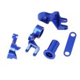 thumbnail image 4 of Pièces de Voiture en Métal RC, Kit de Groupe de Direction en Alliage d'Aluminium Haute Résistance RC Améliorer les Performances de Direction pour la Télécommande Voiture Bleu, 4 of 8