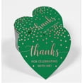 thumbnail image 2 of Inkdotpot Rose Gold Foil Paper Hang Tags Thanks For Celebrating With Me Birthday Favor Tags 100 Pieces, 2 of 6
