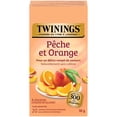thumbnail image 2 of Twinings Peach & Orange Herbal Tea Bags, Sweet & Juicy, Naturally Caffeine Free, 20 Count, 2 of 6