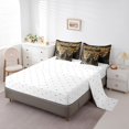 thumbnail image 3 of YST Leopard 7Pcs Bedding Set, Wild Animal Theme, Full Size, 3D Animal Printed, Polyester, Comforter & Duvet Type, 7 Count, 3 of 5