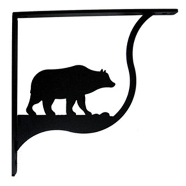 Village Wrought Iron SB-14-M Medium Bear Shelf Brackets