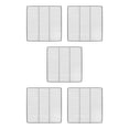 thumbnail image 3 of Transemion Portable Pet Playpen Panel Cage Fence Metal Guinea pig Wire dense black Grid 5Set, 3 of 6