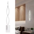 thumbnail image 2 of Tachiuwa Nordic Wavy Lamp Bedroom Lamp White Light White Shell, 2 of 9