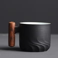 thumbnail image 2 of Amzcrzy Cups Wooden Handle Coffee Cup, Tea Cup, Gradient Glaze, Exquisite Ceramic Small Cup A Jar Coffee Cups Coffee Mug, 2 of 4