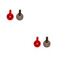 thumbnail image 4 of Baohd 1/2/3/5 10pair Lightweight Brake Pad For Wide Compatibility Durable Brake Pads JY-07D 2PCS, 4 of 6