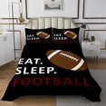 thumbnail image 1 of Erosebridal Rugby Print Coverlet Set King,Ball Gamer Bedding Set,Football Bedroom Decor,Ultra Soft,3 Pieces, 1 of 5