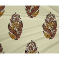 thumbnail image 4 of oneOone Tissu Polyester Lycra Imprimé Feuilles & Floral pour Couture BTY 56 Pouces de Large, 4 of 5