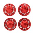 thumbnail image 4 of RC Car Hub Nut, Light Weight Anti-Dust Cover Easy To Carry 17mm RC Hub Nut, Sightseeing Playing For Home Outdoor Red, 4 of 8