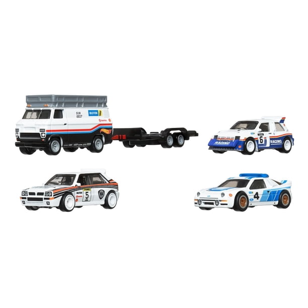 Hot Wheels Premium 3台セット Hot Wheels Premium Collector Rally Legend Display Set, 3 Cars & 1