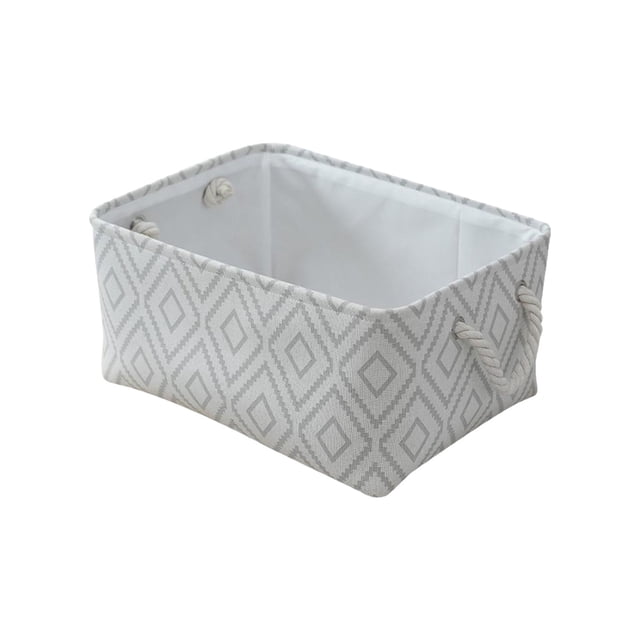 Foldable Fabric Storage Basket, Collapsible Cloth Organizer for Bedroom or Nursery