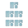 thumbnail image 1 of Baohd 3pieces Multi-functional Non-Slip Chenille Bath Rug Any Bathroom Eco-friendly PJ210908-A010 5Set, 1 of 6