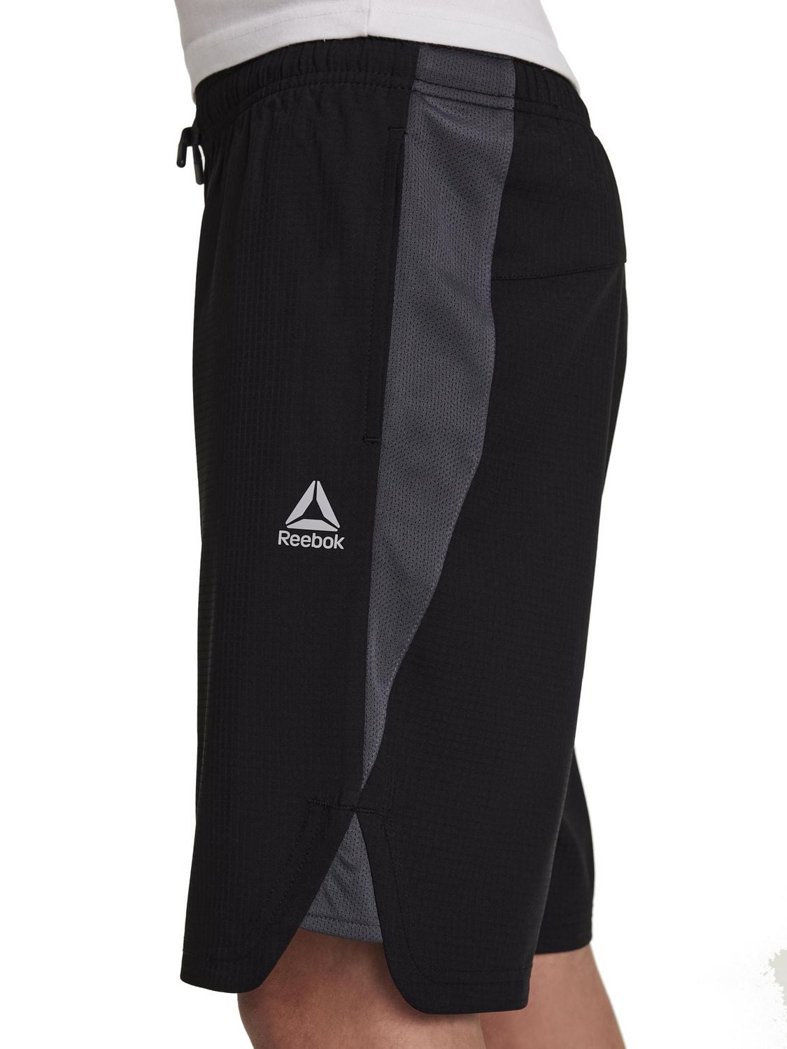 Short d'entraînement Reebok Pace Breaker pour garçon avec poches, entrejambe de 18 cm