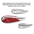 thumbnail image 3 of Dish Plate, Stainless Steel Rust Proof Easy to Clean Towel Tray Special Shapes Stylish Look Exquisite Design Mini Appetizer Plates for Nuts, Snacks, Towels, Desserts, 3 of 8