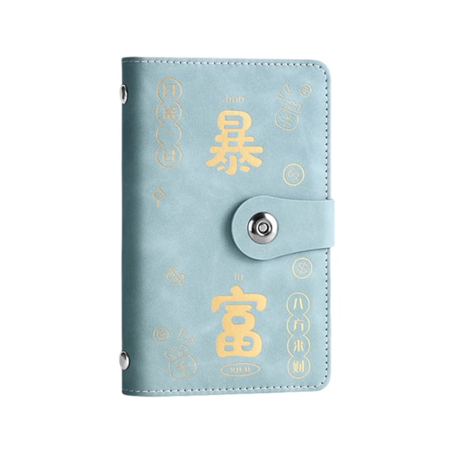 Boovnll Money Saving Box, Instant Moneyed Savings Book Cash Savings Book 10000 Yuan Magnetic Snap Wallet Large Capacity Merely for Money Storage, Savings Box, Money Box