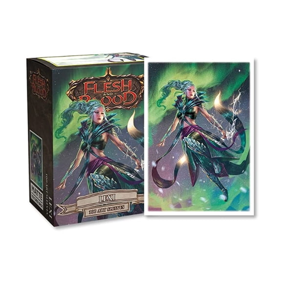 Arcane Tinmen Dragon Shield Sleeves  Flesh and Blood: Lexi 100 CT - MTG Card Sleeves are Smooth & Tough - Compatible with Pokemon & Magic The Gathering Card Sleeves (AT-16041)