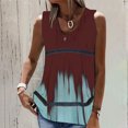 thumbnail image 4 of Birdeem Mode Femme Été Sans Manches Col en V Chandail Imprimé Blouse Décontractée, 4 of 5