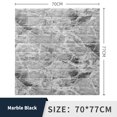 thumbnail image 2 of Autocollants Muraux 3D en Mousse PE Gris 70x77cm Autocollants Muraux, 2 of 7