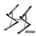 thumbnail image 1 of Support de Refroidissement pour Ordinateur Portable Support Pliant en Alliage d'Aluminium Support Réglable Argent, 1 of 10
