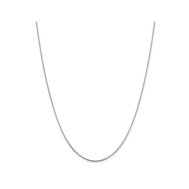 Chaîne Boîte en Argent Sterling de 18 Pouces (0,800 mm)