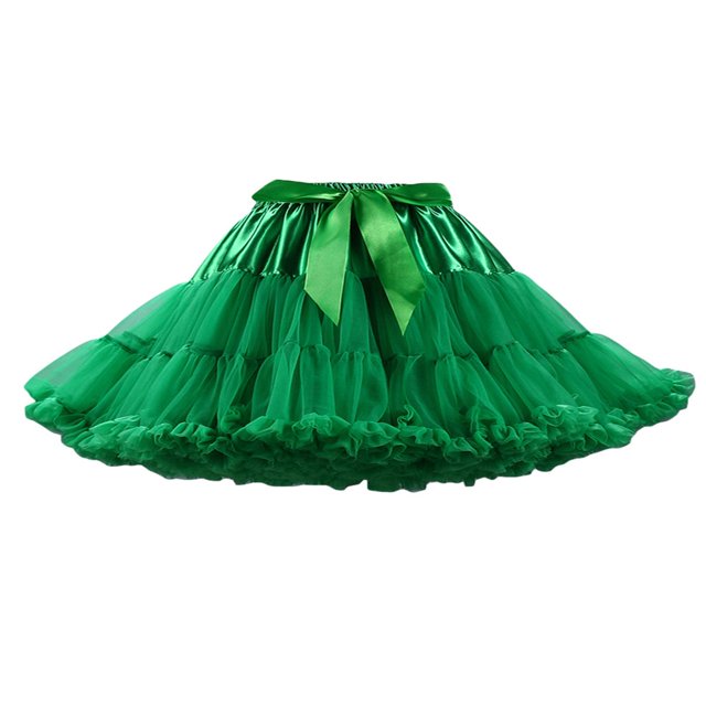 Jupe Mini Plissée en Tulle Uni Multi-Couches pour Femmes, Fête, Club, Cosplay