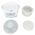 thumbnail image 2 of Slow Cooker, Water Bath Heating Method Electric Stewing Pot Multiple Function Timer Small Slow Cookers Saving Time and Energy  for Home Use, 2 of 7