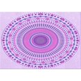 thumbnail image 1 of Ahgly Company Tapis Rectangulaire Lavable en Machine Intérieur Transitionnel Fleur Rose, 3 Pieds x 5 Pieds, 1 of 7