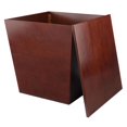 thumbnail image 4 of Winsome Mezo cube de stockage en fini noyer, 4 of 9