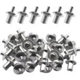 thumbnail image 3 of HLONK 100/200Pcs Round Head Rivet Set Reusable Aluminum Core Rivet Hammer Drive Rivets Aluminum Alloy Knock Type Expansion, 3 of 11