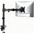 thumbnail image 1 of Single Monitor Arm Desk Mount for 13”-27” Screen up to 22 lbs, Fully Adjustable Desk Monitor Stand with 360° Rotation and 15.7" Max Height, Supports VESA 75×75mm & 100×100mm, 1 of 7