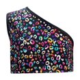 thumbnail image 1 of Robe Courte Sans Manches à Épaules Dénudées pour Filles à Imprimé de Paillettes, Tenue de Fête, 1 of 6