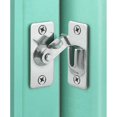 thumbnail image 1 of ORUYROP 90 Degree Locking Privacy Lock Sliding barn Door Latch Right Angle Door Clasp cam Lock (2 Pack Silver), 1 of 6